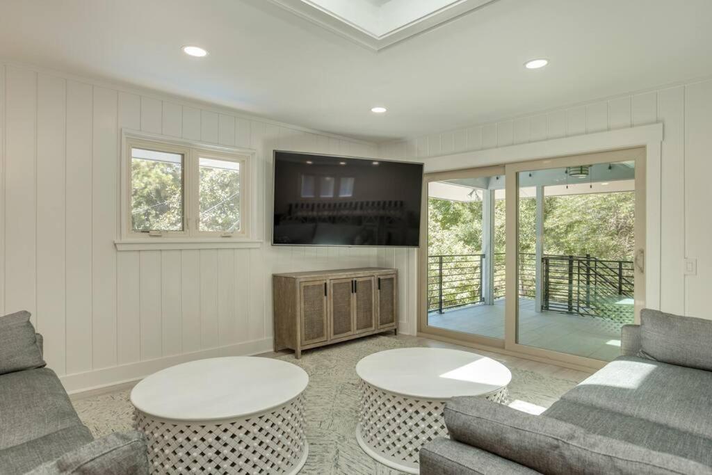 Luxury Beach House - 2Min Walk To Beach - Private Pool - Group & Dog Friendly 힐튼 헤드 아일랜드 외부 사진