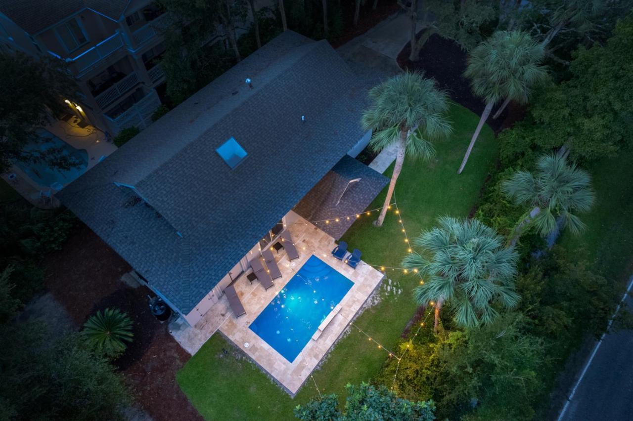 Luxury Beach House - 2Min Walk To Beach - Private Pool - Group & Dog Friendly 힐튼 헤드 아일랜드 외부 사진