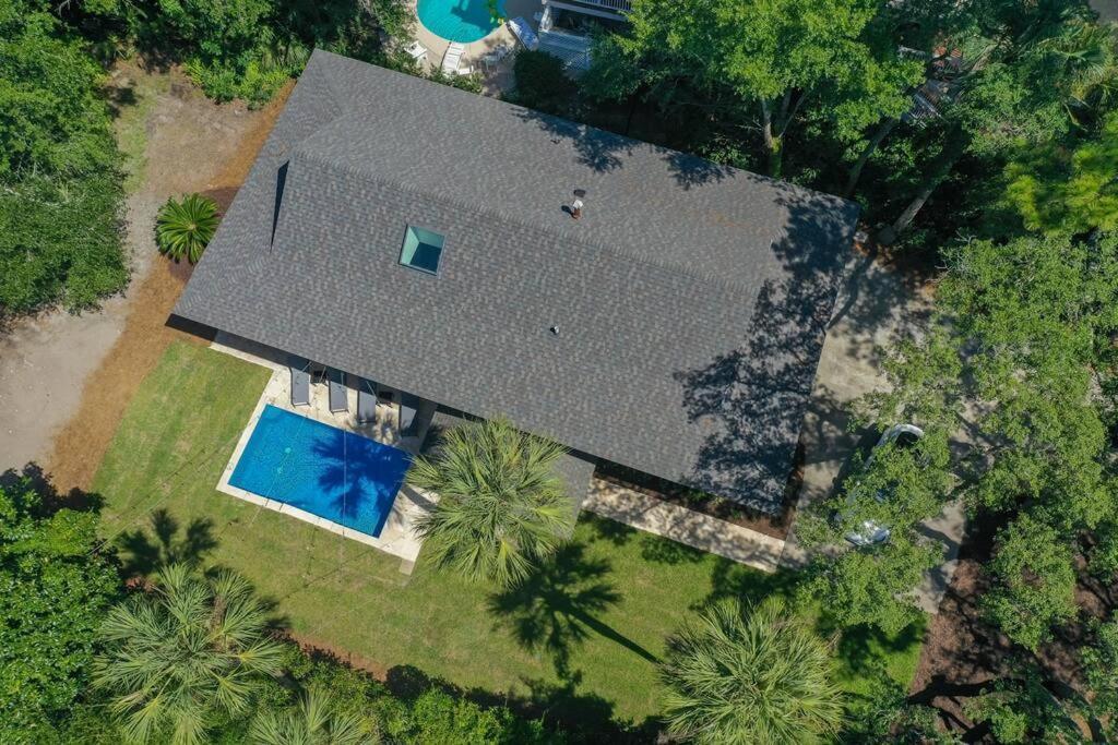 Luxury Beach House - 2Min Walk To Beach - Private Pool - Group & Dog Friendly 힐튼 헤드 아일랜드 외부 사진